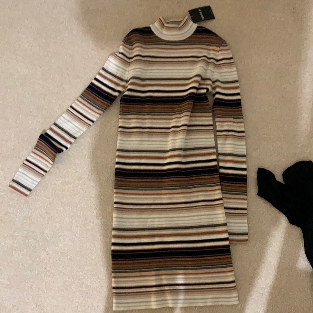 Forever 21 mock neck sweater dress small
